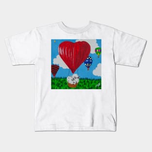 Bunny Anytime Valentines-Design One Kids T-Shirt